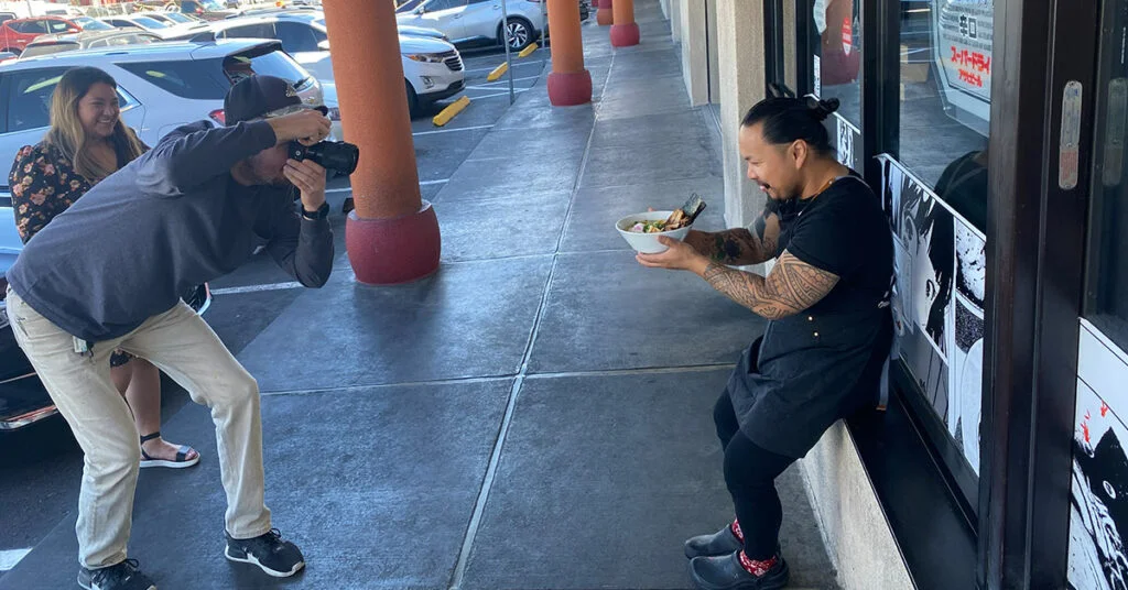 Shokku Ramen photoshoot